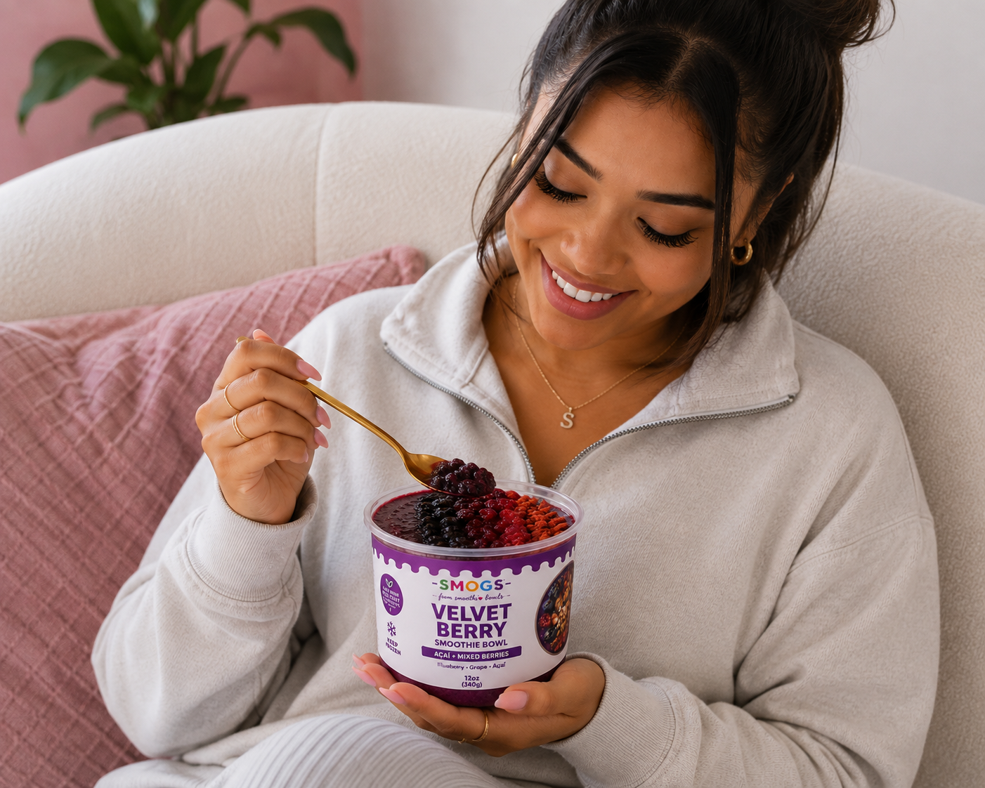 ❄️ Velvet Berry Frozen Smoothie Bowl (12oz)